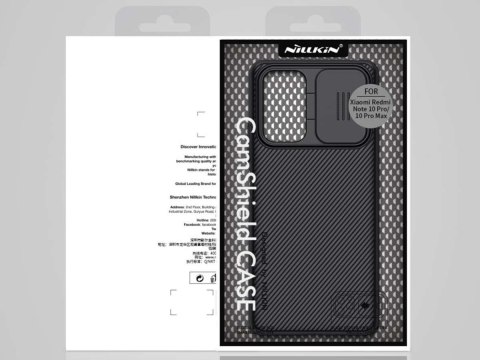 Nillkin Etui obudowa Nillkin CamShield do Xiaomi Redmi Note 10 Pro Black Nillkin Etui obudowa Nillkin CamShield do Xiaomi Redmi Note 10 Pro Black
