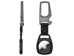 Spigen Etui brelok + karabińczyk Spigen Rugged Armor do Apple AirTag Matte Black
