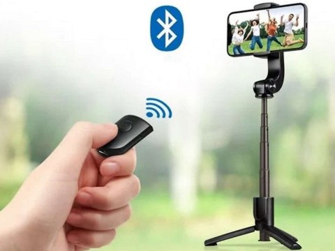 Spigen Uchwyt Selfie Stick kijek Spigen S610W gimbal tripod Black Spigen Uchwyt Selfie Stick kijek Spigen S610W gimbal tripod Black