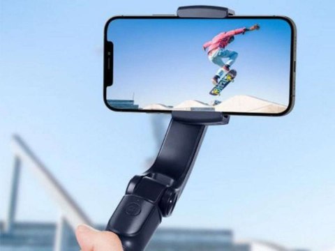 Spigen Uchwyt Selfie Stick kijek Spigen S610W gimbal tripod Black Spigen Uchwyt Selfie Stick kijek Spigen S610W gimbal tripod Black