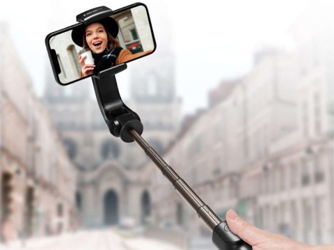 Spigen Uchwyt Selfie Stick kijek Spigen S610W gimbal tripod Black Spigen Uchwyt Selfie Stick kijek Spigen S610W gimbal tripod Black