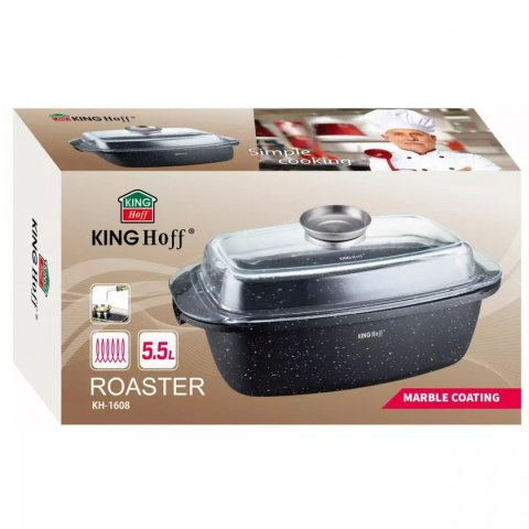 KINGHOFF BRYTFANNA MARMUROWA KINGHOFF 5,5L +POKRYWA KH-1608 KINGHOFF BRYTFANNA MARMUROWA KINGHOFF 5,5L +POKRYWA KH-1608