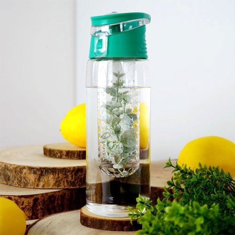 ORION BUTELKA BIDON 650ml Z WKŁADEM NA OWOCE ZIELONA 124574-Z ORION BUTELKA BIDON 650ml Z WKŁADEM NA OWOCE ZIELONA 124574-Z