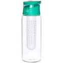 ORION BUTELKA BIDON 650ml Z WKŁADEM NA OWOCE ZIELONA 124574-Z