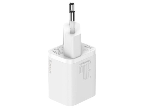 Baseus Ładowarka sieciowa Baseus Super Si Quick Charger USB-C PD 30W White Baseus Ładowarka sieciowa Baseus Super Si Quick Charger USB-C PD 30W White