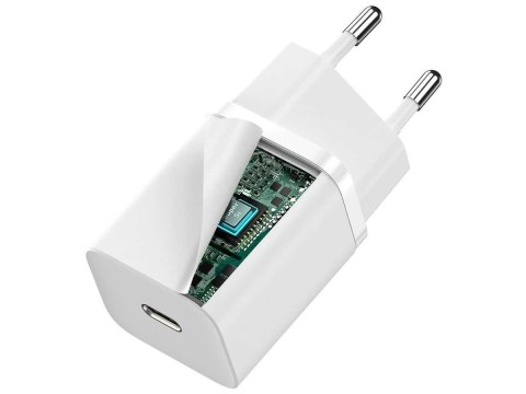 Baseus Ładowarka sieciowa Baseus Super Si Quick Charger USB-C PD 30W White Baseus Ładowarka sieciowa Baseus Super Si Quick Charger USB-C PD 30W White