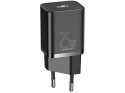 Baseus Ładowarka sieciowa Baseus USB-C PD 25W + kabel do USB-C Black