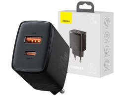Baseus Ładowarka sieciowa Baseus USB PD QC 3.0 20W Black