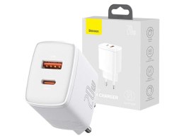 Baseus Ładowarka sieciowa Baseus USB PD QC 3.0 20W White