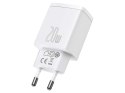 Baseus Ładowarka sieciowa Baseus USB PD QC 3.0 20W White