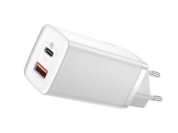 Baseus Ładowarka sieciowa szybka Baseus GaN2 Lite USB + USB-C 65W EU Biała