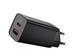 Baseus Ładowarka sieciowa szybka Baseus GaN2 Lite USB + USB-C 65W EU Czarna