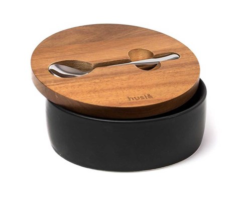 HUSLA CERAMICZNA CUKIERNICA Z ŁYŻECZKĄ HUSLA HYGGE 73978 HUSLA CERAMICZNA CUKIERNICA Z ŁYŻECZKĄ HUSLA HYGGE 73978