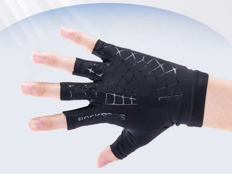RockBros Rękawiczki rowerowe S unisex RockBros rękawice na rower bez palców oddychające RockBros Rękawiczki rowerowe S unisex RockBros rękawice na rower bez palców oddychające