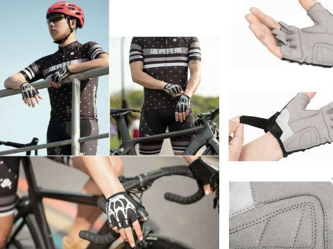 RockBros Rękawiczki rowerowe na rower bez palców M RockBros S227BK-M RockBros Rękawiczki rowerowe na rower bez palców M RockBros S227BK-M