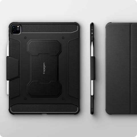 Spigen Etui Spigen Rugged Armor PRO Pencil do Apple iPad Pro 12.9 2020 / 2021 / 2022 / iPad Air 13 2024 Black Spigen Etui Spigen Rugged Armor PRO Pencil do Apple iPad Pro 12.9 2020 / 2021 / 2022 / iPad Air 13 2024 Black
