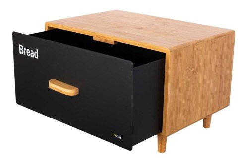 HUSLA CHLEBAK POJEMNIK NA PIECZYWO HUSLA SCANDIC black HUSLA CHLEBAK POJEMNIK NA PIECZYWO HUSLA SCANDIC black