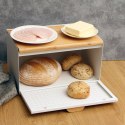 BRUNBESTE CHLEBAK STALOWY Z DREWNIANĄ POKRYWĄ 2708
