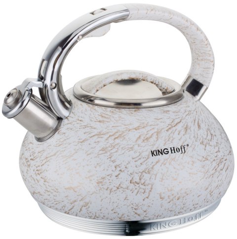 KINGHOFF CZAJNIK Z GWIZDKIEM Z LINII GOLD 3,0L KH-1066 KINGHOFF CZAJNIK Z GWIZDKIEM Z LINII GOLD 3,0L KH-1066