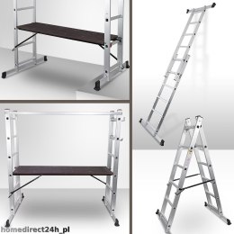 E-hurtownia Drabina aluminiowa - rusztowanie 3w1 + podest