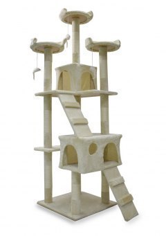 E-hurtownia Drapak dla kota 170 cm domek legowisko drzewko sizal platformy zabawki