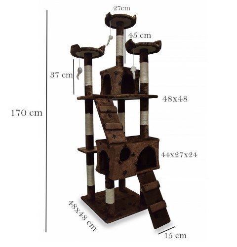 E-hurtownia Drapak drzewko legowisko domek dla kota 170 E-hurtownia Drapak drzewko legowisko domek dla kota 170