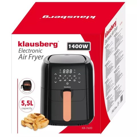 KLAUSBERG FRYTOWNICA BEZTŁUSZCZOWA 5,5L KLAUSBERG KB-7600 KLAUSBERG FRYTOWNICA BEZTŁUSZCZOWA 5,5L KLAUSBERG KB-7600