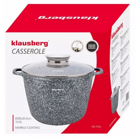 KLAUSBERG GARNEK MARMURKOWY 10L 28cm KLAUSBERG KB-7526 KLAUSBERG GARNEK MARMURKOWY 10L 28cm KLAUSBERG KB-7526