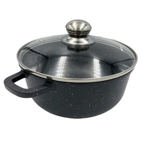KINGHOFF KINGHOFF GARNEK MARMUROWY 24cm KH-1595 4,5L KINGHOFF KINGHOFF GARNEK MARMUROWY 24cm KH-1595 4,5L