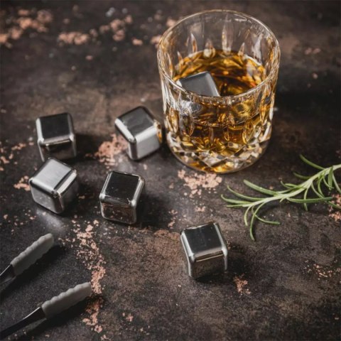 KLAUSBERG KOSTKI STALOWE TERMICZNE DO DRINKÓW 8 szt.+ SZCZYPCE KLAUSBERG KB-7651 KLAUSBERG KOSTKI STALOWE TERMICZNE DO DRINKÓW 8 szt.+ SZCZYPCE KLAUSBERG KB-7651