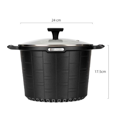 ELITEHOFF GARNEK GRANITOWY Z POKRYWĄ 24cm 6,5L E-7032 ELITEHOFF GARNEK GRANITOWY Z POKRYWĄ 24cm 6,5L E-7032