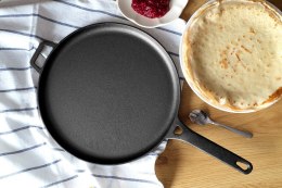 BRUNBESTE PATELNIA ŻELIWNA 28cm DO NALEŚNIKÓW PIZZY 2660