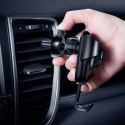 Baseus Grawitacyjny uchwyt samochodowy Baseus do telefonu na kratkę Czarny