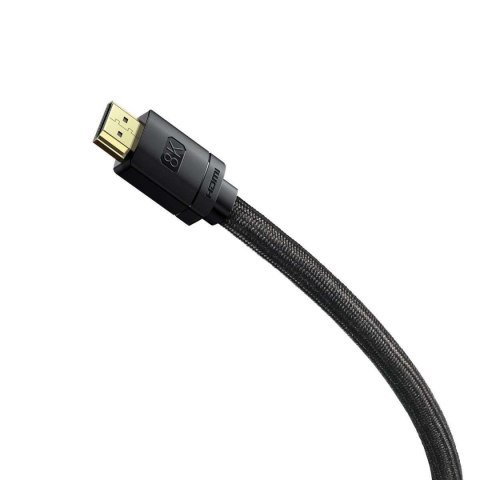 Baseus Kabel HDMI 2.1 Baseus High Definition Series, 8K 60Hz, 3D, HDR, 48Gbps, 2m (czarny) Baseus Kabel HDMI 2.1 Baseus High Definition Series, 8K 60Hz, 3D, HDR, 48Gbps, 2m (czarny)