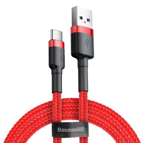 Baseus Kabel USB do USB-C Baseus Cafule 3A 1m (czerwony) Baseus Kabel USB do USB-C Baseus Cafule 3A 1m (czerwony)