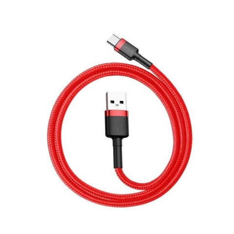 Baseus Kabel USB do USB-C Baseus Cafule 3A 1m (czerwony) Baseus Kabel USB do USB-C Baseus Cafule 3A 1m (czerwony)