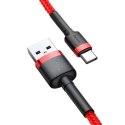 Baseus Kabel USB do USB-C Baseus Cafule 3A 1m (czerwony)