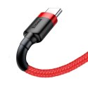 Baseus Kabel USB do USB-C Baseus Cafule 3A 1m (czerwony)