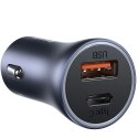 Baseus Ładowarka samochodowa Baseus Golden Contactor Pro USB + TYPE-C QC4.0+ PD 40W + kabel USB-C 1m