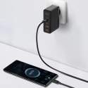 Baseus Ładowarka sieciowa Baseus GaN2 Pro, 2x USB + 2x USB-C, 100W, EU (czarna)