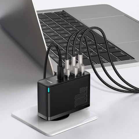 Baseus Ładowarka sieciowa Baseus GaN2 Pro, 2x USB + 2x USB-C, 100W, EU (czarna) Baseus Ładowarka sieciowa Baseus GaN2 Pro, 2x USB + 2x USB-C, 100W, EU (czarna)