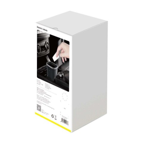 Baseus Samochodowy kosz na śmieci Baseus Dust-free, 800ml (czarny) Baseus Samochodowy kosz na śmieci Baseus Dust-free, 800ml (czarny)