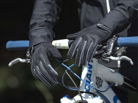 RockBros Rękawiczki rowerowe L RockBros rękawice na rower S169-1-L Czarne RockBros Rękawiczki rowerowe L RockBros rękawice na rower S169-1-L Czarne