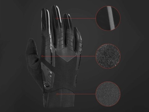 RockBros Rękawiczki rowerowe L RockBros rękawice na rower S208-L Czarne RockBros Rękawiczki rowerowe L RockBros rękawice na rower S208-L Czarne