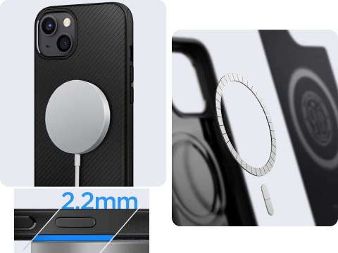 Spigen Etui do MagSafe Spigen Mag Armor do Apple iPhone 13 Matte Black Spigen Etui do MagSafe Spigen Mag Armor do Apple iPhone 13 Matte Black