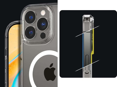 Spigen Etui obudowa Spigen Ultra Hybrid Mag do Apple iPhone 13 Pro White Spigen Etui obudowa Spigen Ultra Hybrid Mag do Apple iPhone 13 Pro White