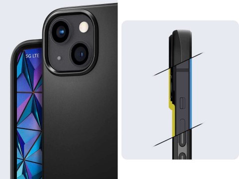 Spigen Etui obudowa case Spigen Thin Fit do Apple iPhone 13 Black Spigen Etui obudowa case Spigen Thin Fit do Apple iPhone 13 Black