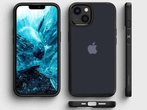 Spigen Etui obudowa case Spigen Ultra Hybrid do Apple iPhone 13 Matte Frost Black Spigen Etui obudowa case Spigen Ultra Hybrid do Apple iPhone 13 Matte Frost Black