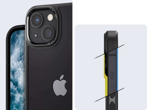 Spigen Etui obudowa case Spigen Ultra Hybrid do Apple iPhone 13 Mini Matte Black Spigen Etui obudowa case Spigen Ultra Hybrid do Apple iPhone 13 Mini Matte Black