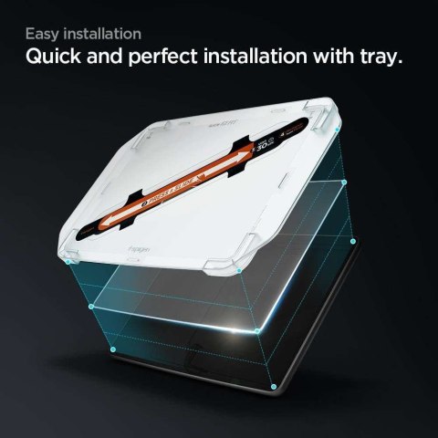 Spigen Szkło hartowane Spigen Glas.tR "EZ FIT" na ekran do Tesla Model Y / 3 Spigen Szkło hartowane Spigen Glas.tR "EZ FIT" na ekran do Tesla Model Y / 3